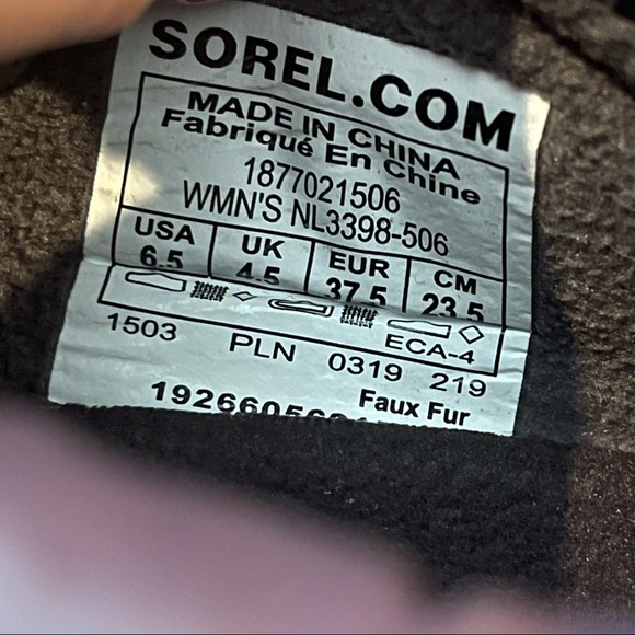 Sorel Out N About Puffy Lace Dark Plum Sneaker Boot - Picture 13 of 16